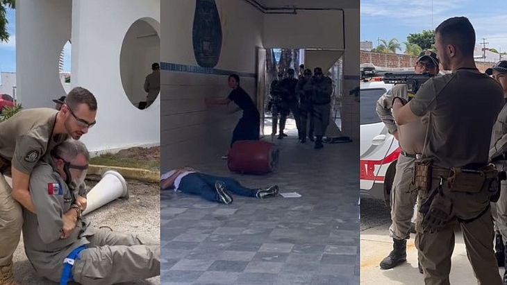 Tiros disparados em treinamento da PM assustam moradores na região do Cepa