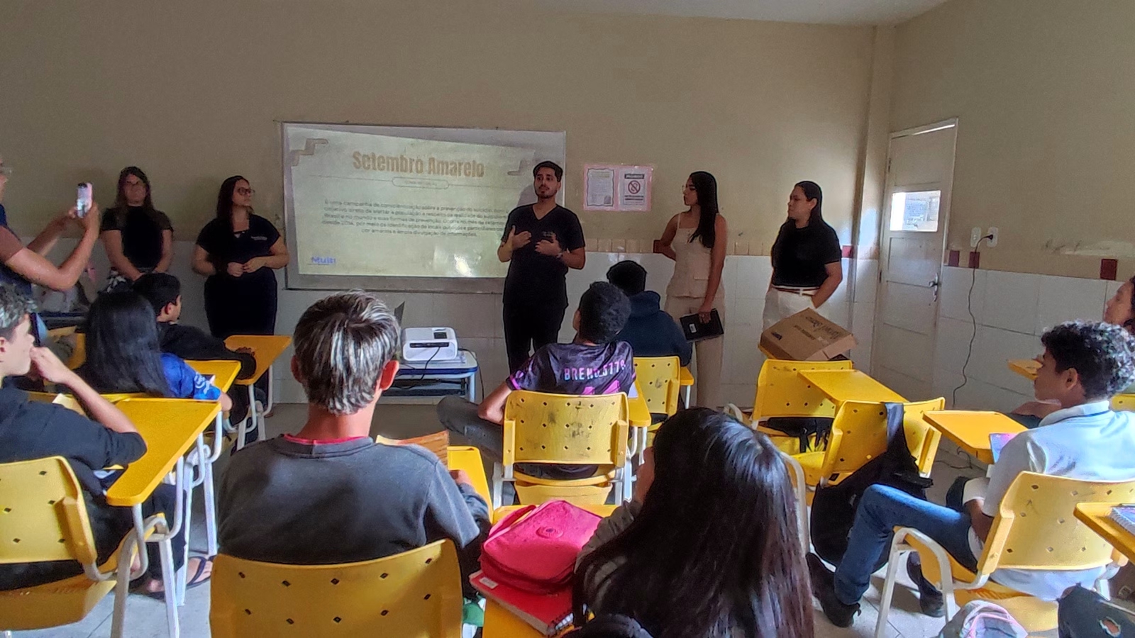 Penedo realiza palestra do Setembro Amarelo para alunos