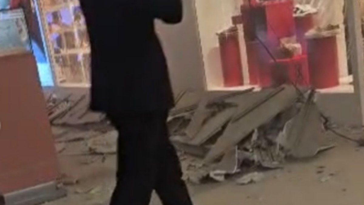 Teto do Shopping Iguatemi desaba em São Paulo