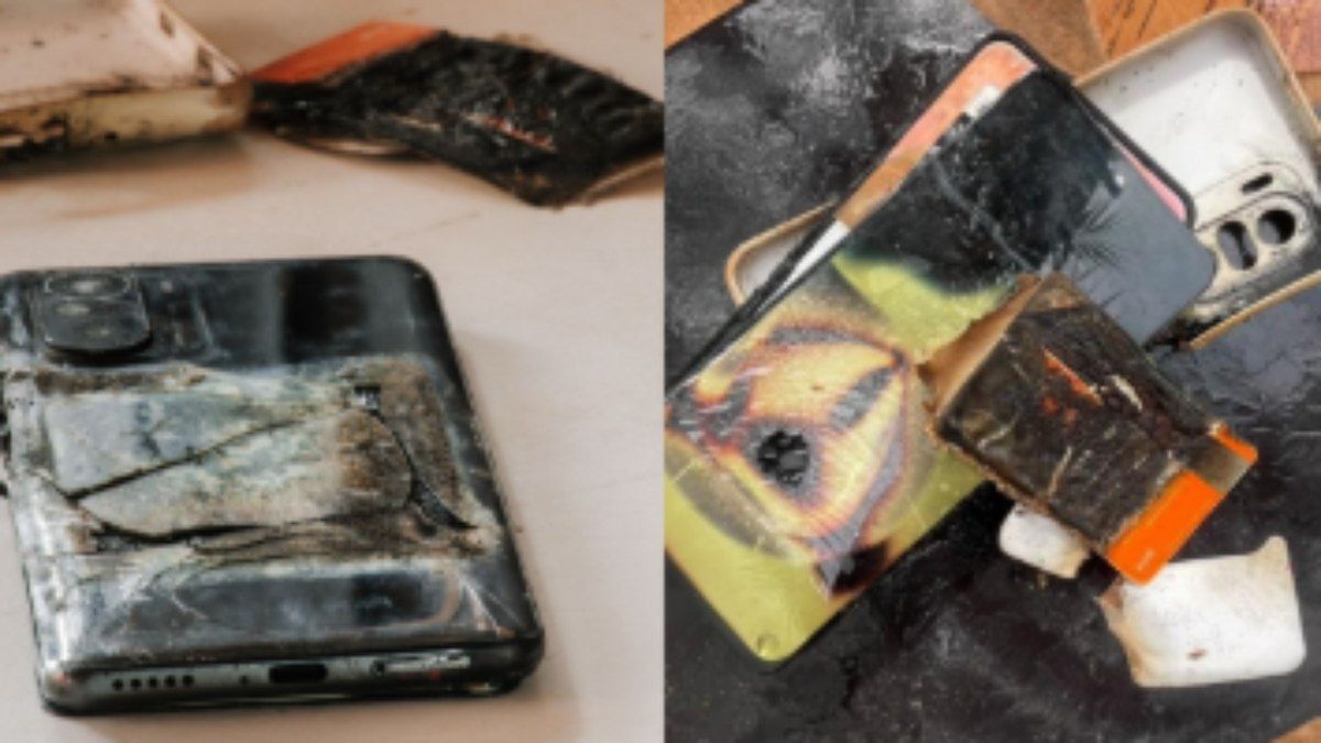 Jovem sofre queimadura após celular explodir na cama