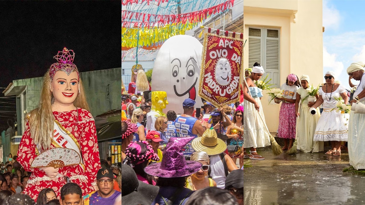 Prévias carnavalescas em Penedo: 65 anos da Boneca Raquel, 15º desfile do Ovo da Madrugada e Lavagem do Bonfim