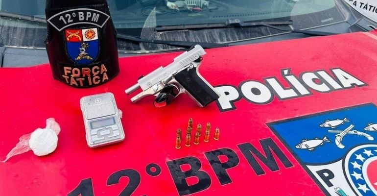 PM apreende drogas e seis armas de fogo na capital e no interior