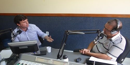 O aviso da Roda Gigante a Március Beltrão foi feito na Nova Farol FM