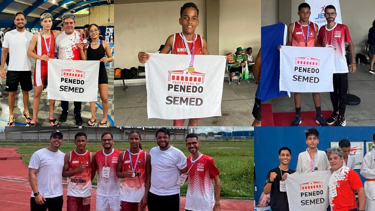 Penedo brilha no JEAL 2025 com medalhas e conquistas