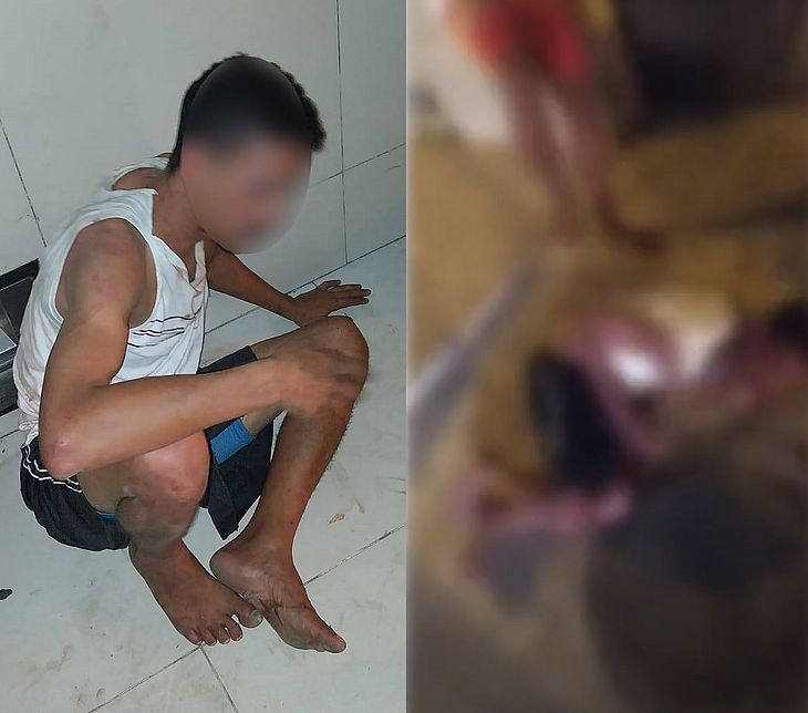 Vídeo: população espanca homem após suspeita de roubo de bicicleta, no Salvador Lyra