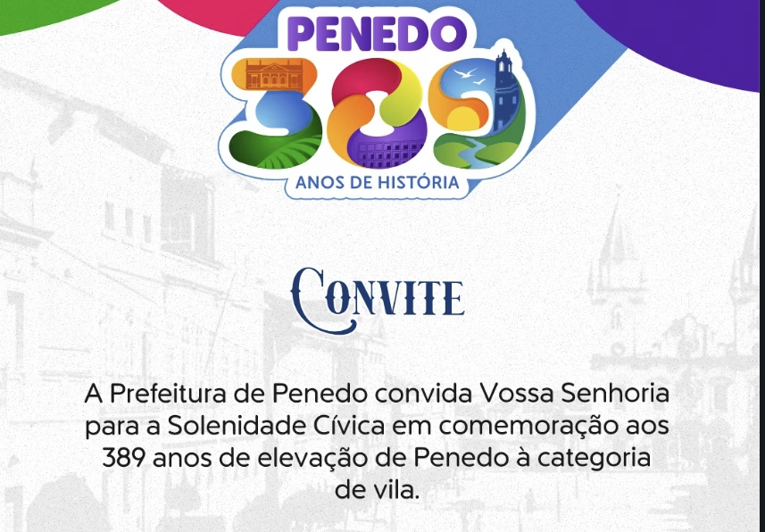 Aniversário de Penedo tem solenidade cívica e clipe do hino