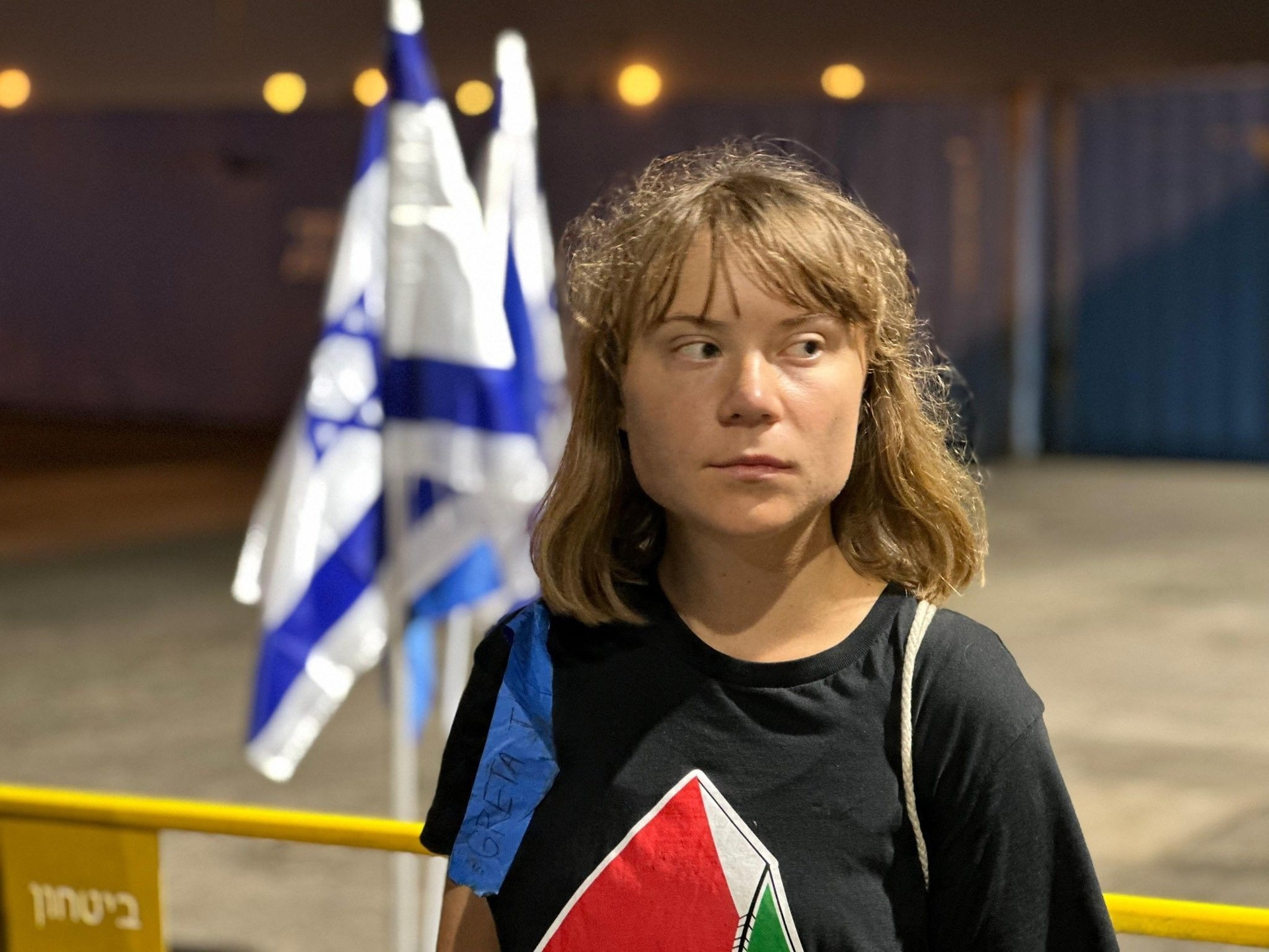 Greta Thunberg e Ativistas Deportados de Israel