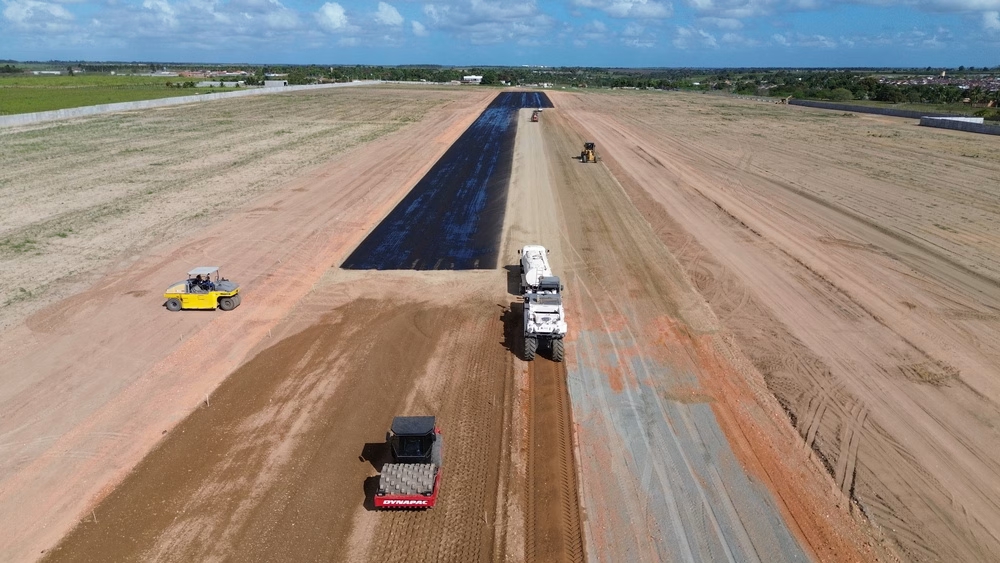 Avanços nas obras de ampliação do aeroporto de Penedo