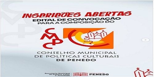 Participe do Conselho Municipal de Políticas Culturais de Penedo!