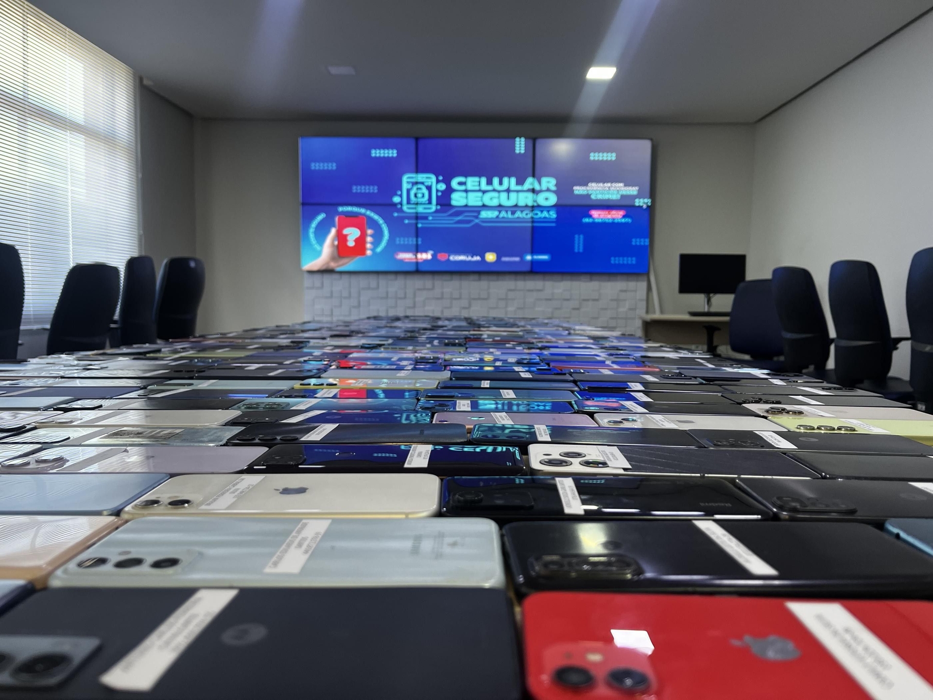 Celulares roubados em AL serão devolvidos aos donos