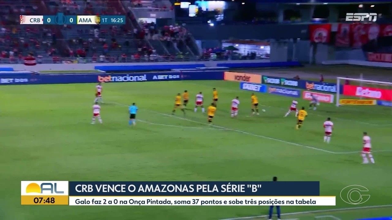 CRB se aproxima do G-4 após vitória na Série B