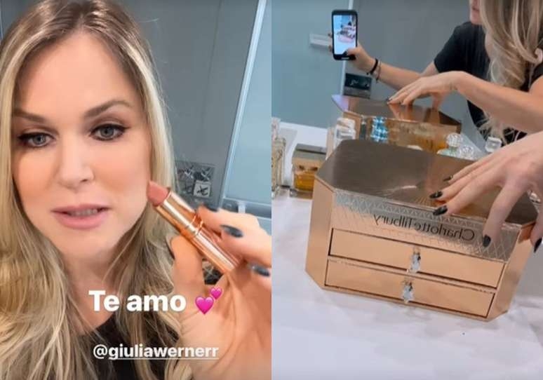 Susana Werner ganha presente da filha em meio à crise familiar