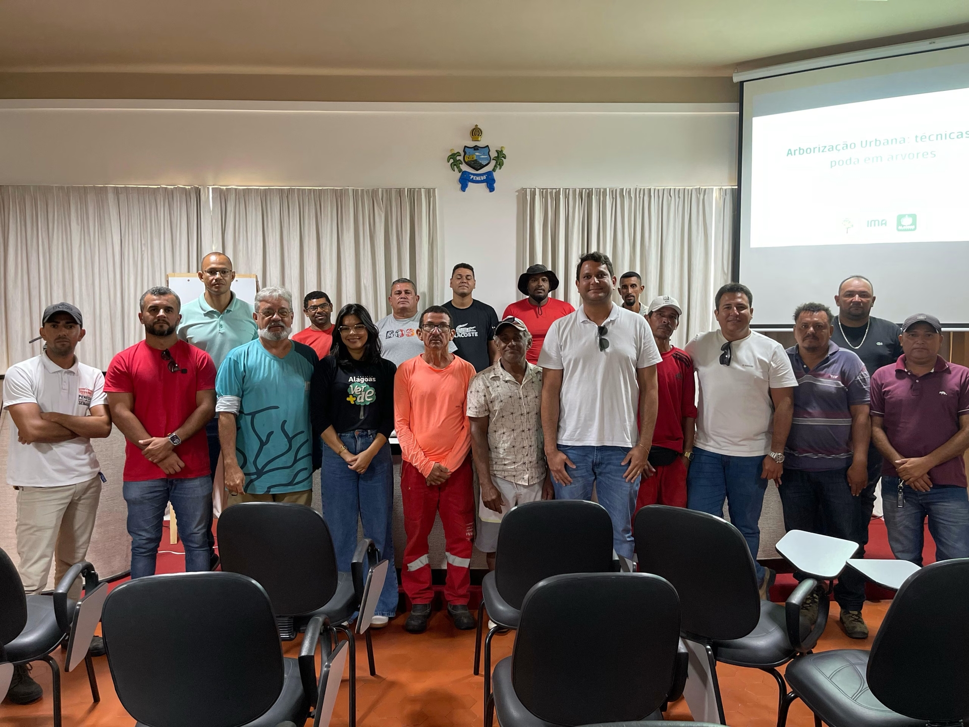 Capacitação da equipe de poda gera melhorias em Penedo