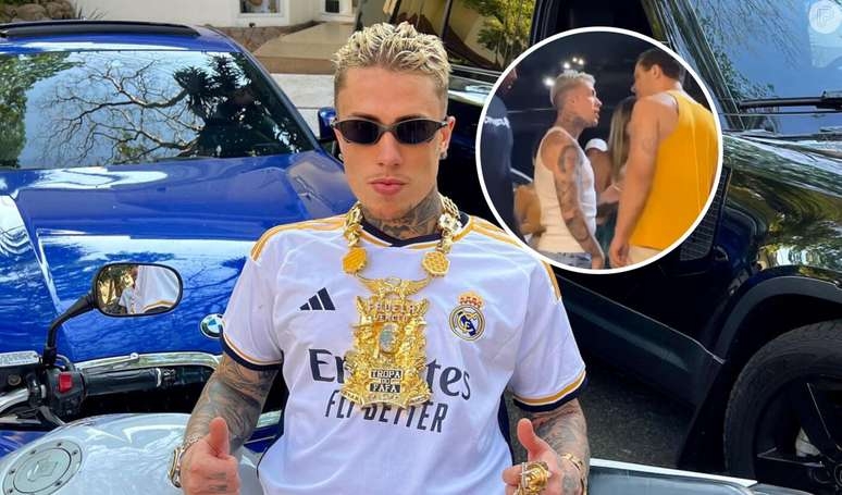 Vídeo mostra momento em que MC Daniel é agredido por homem. Funkeiro reage com ajuda de segurança. Veja!