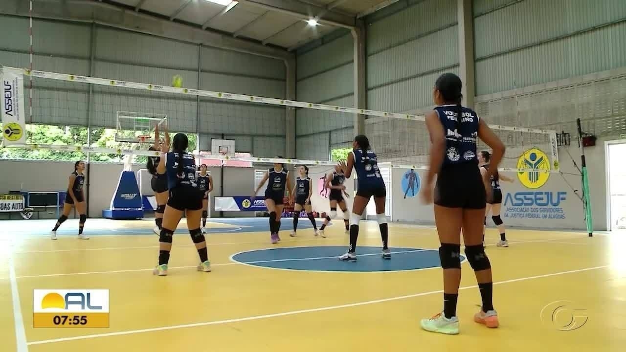 Seleção alagoana de vôlei estreia no Brasileiro sub-18