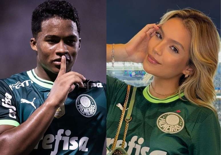 Endrick vive affair discreto com modelo torcedora do Palmeiras, diz jornal