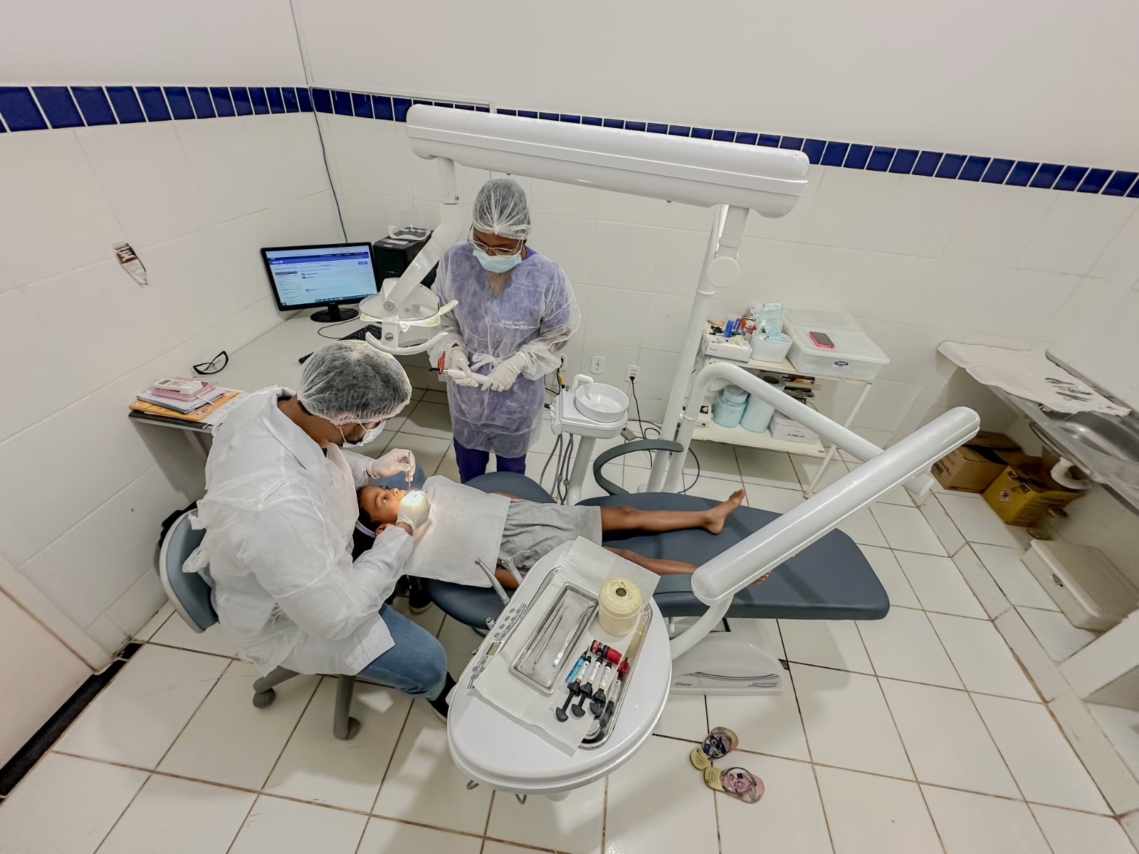 Posto de saúde da Ponta Mofina recebe melhorias e nova cadeira