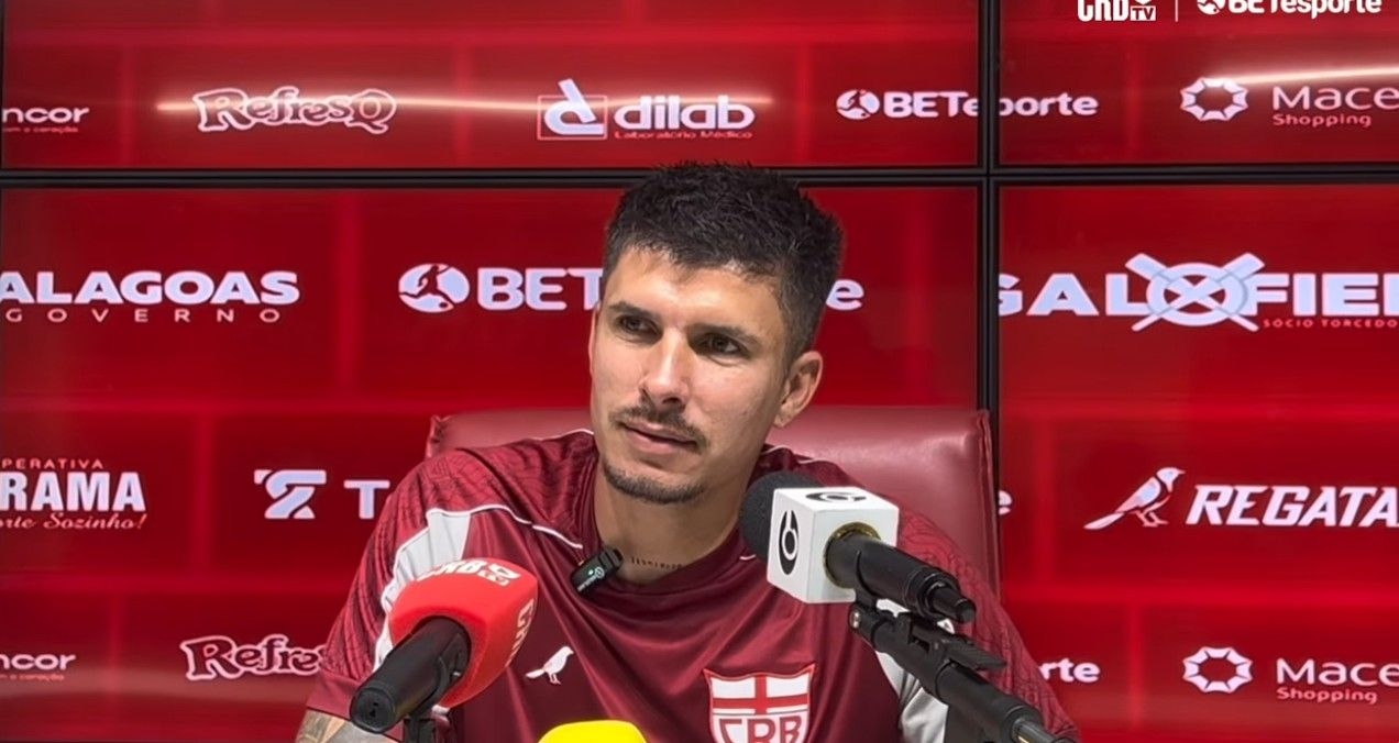 Léo Campos do CRB comenta sobre interesse do Santa Cruz