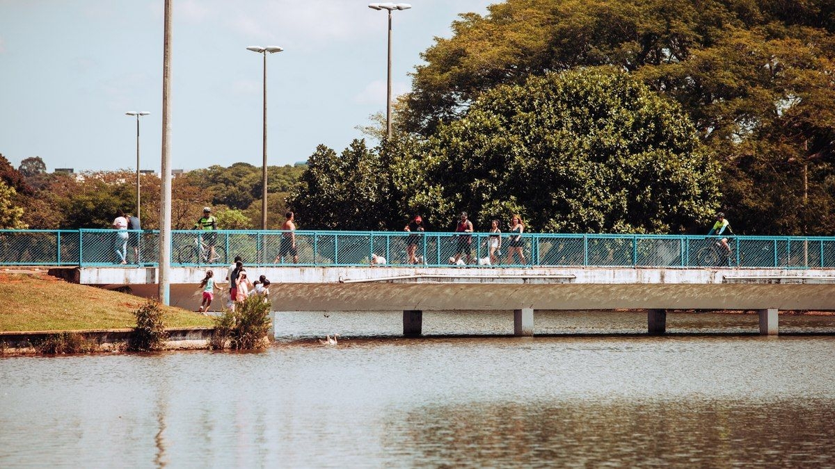 Pôr do Sol no Parque da Cidade em Brasília retorna