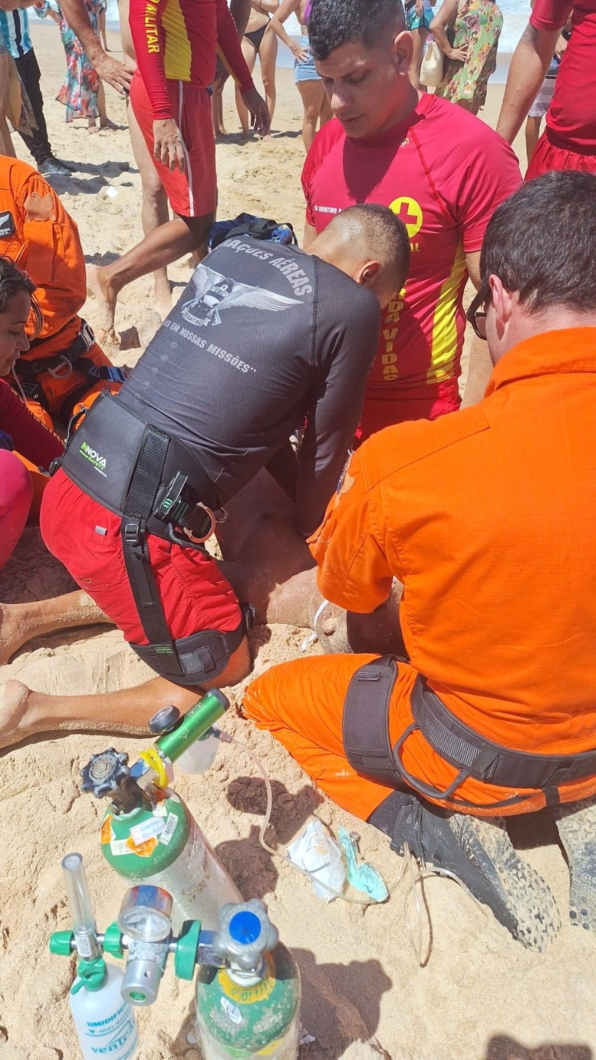 Homem morre afogado na Praia de Cruz das Almas