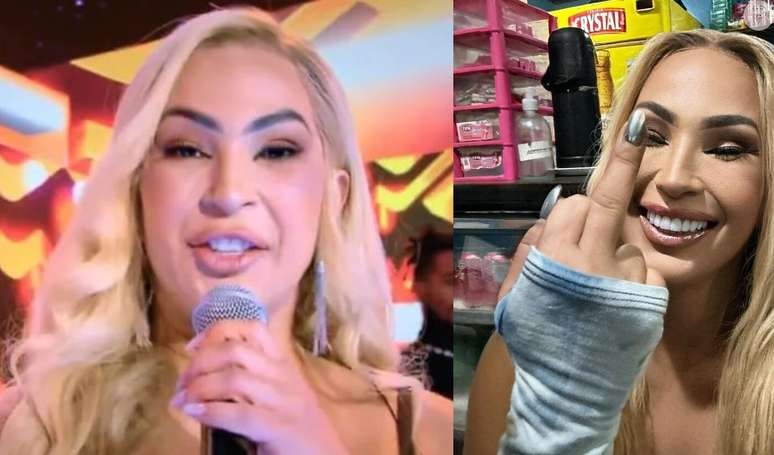 Valesca Popozuda surge irreconhecível no 'Caldeirão' e novo visual divide opiniões na web: 'Trocou de rosto'