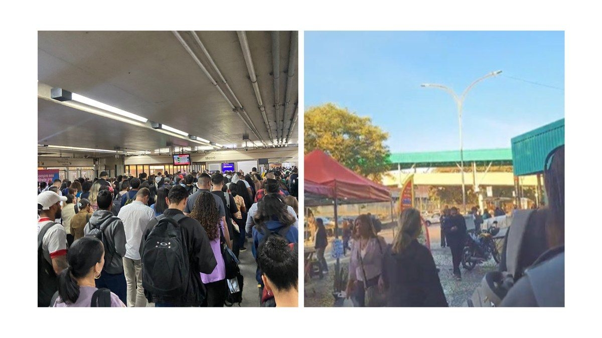 Falha técnica afeta Metrô de SP e gera superlotação