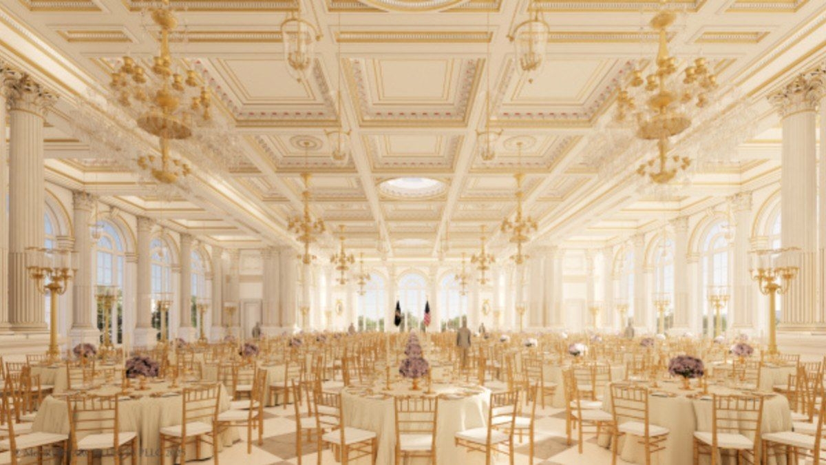 Trump anuncia novo salão de festas na Casa Branca