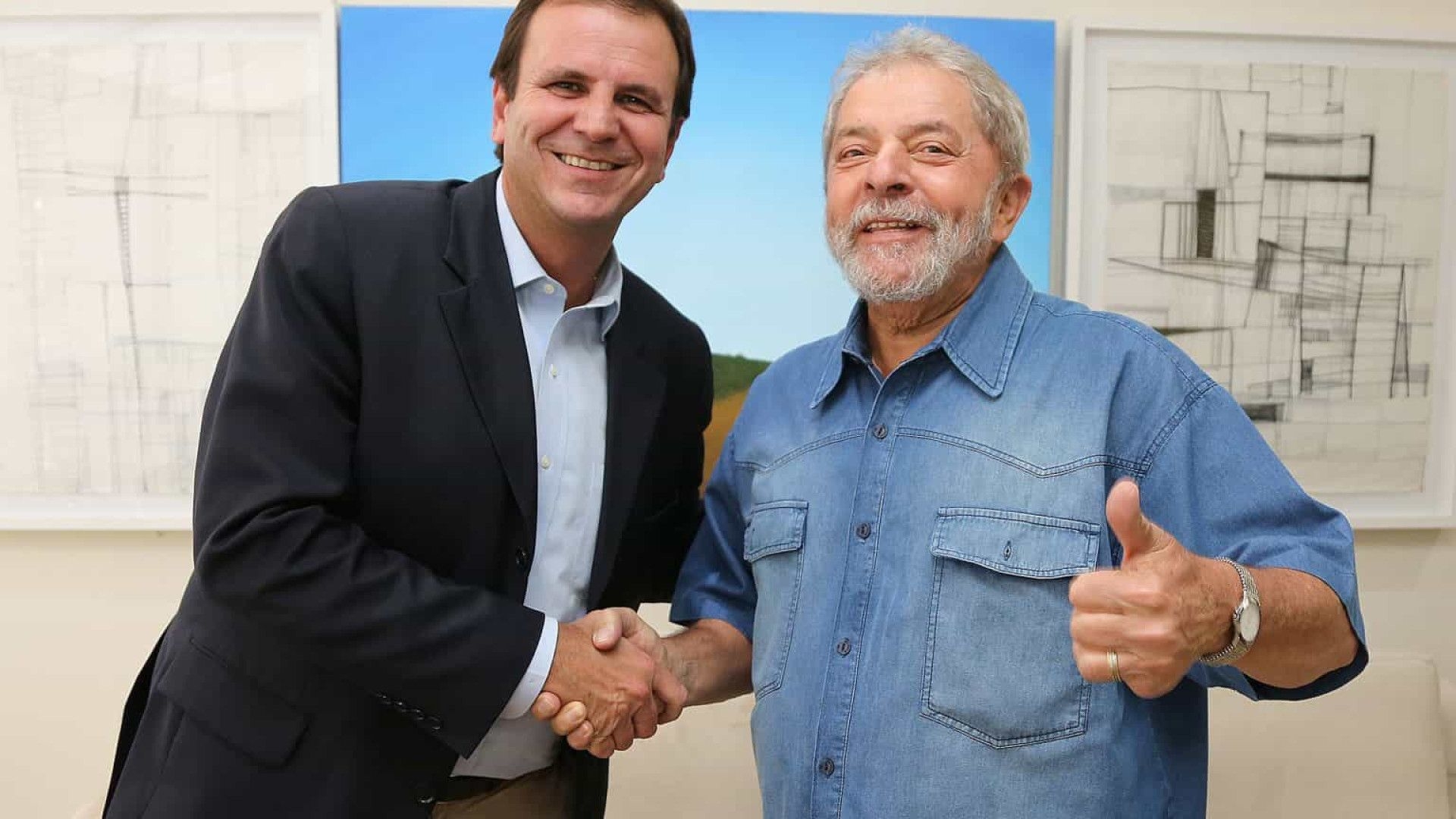 Lula comete gafe e quase chama Eduardo Paes de Sérgio Cabral