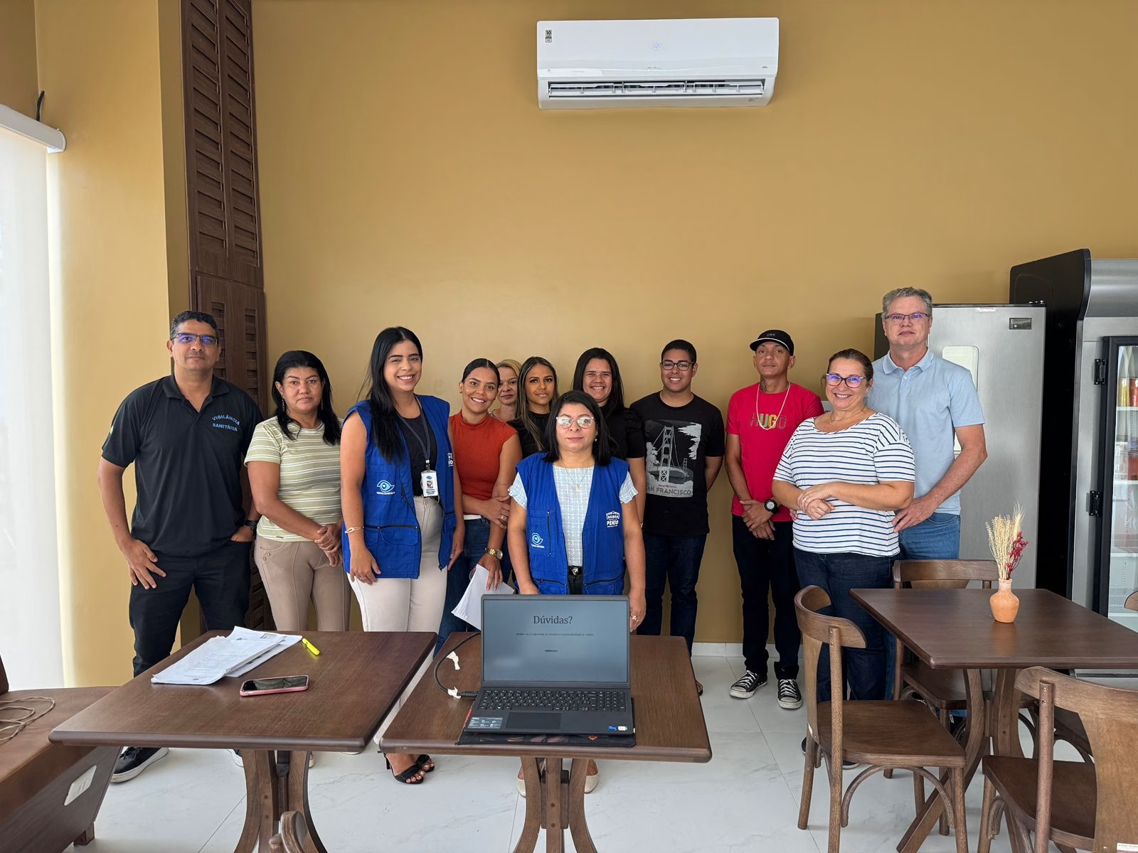 Treinamento da Vigilância Sanitária em nova empresa alimentícia