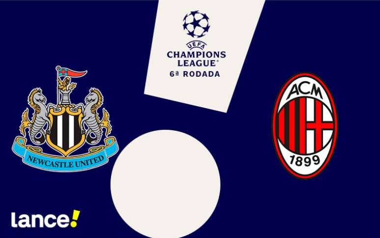 Newcastle x Milan: onde assistir ao vivo, horário e prováveis escalações do jogo pela Champions League