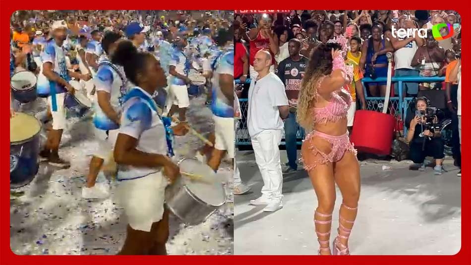 Famosas brilham em ensaio técnico na Sapucaí