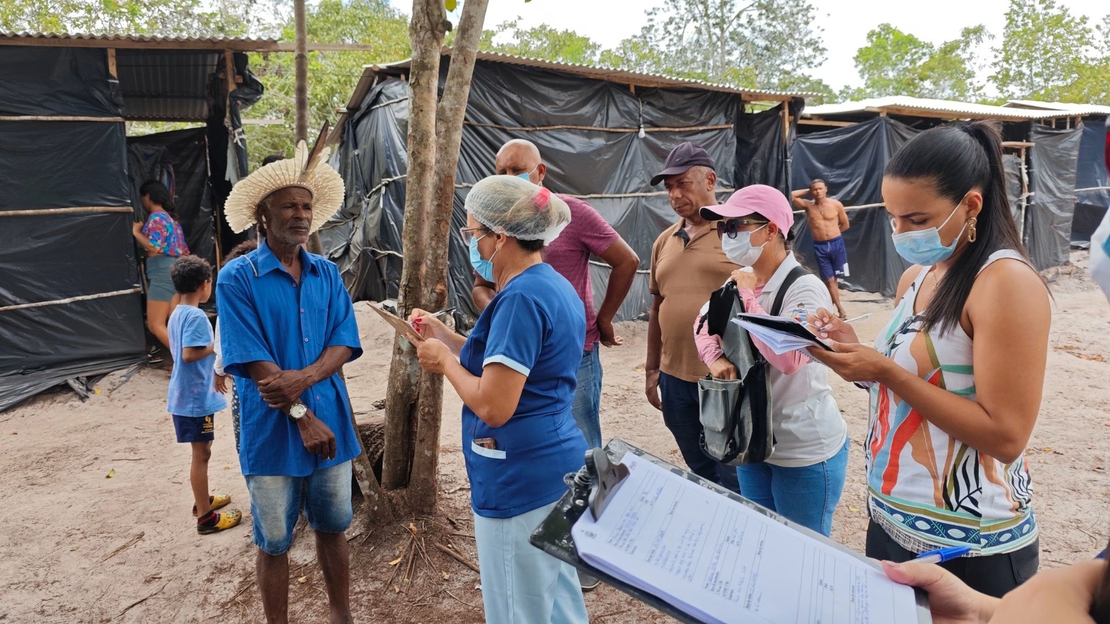 Prefeitura de Penedo auxilia indígenas da Aldeia Luzia