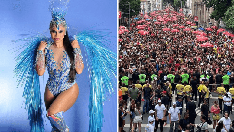 Irmã de 13 anos no palco, multidão de foliões e confusão: veja o que rolou no Bloco da Lexa no RJ
