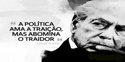 A traição na política é o mais natural dos apêndices da política