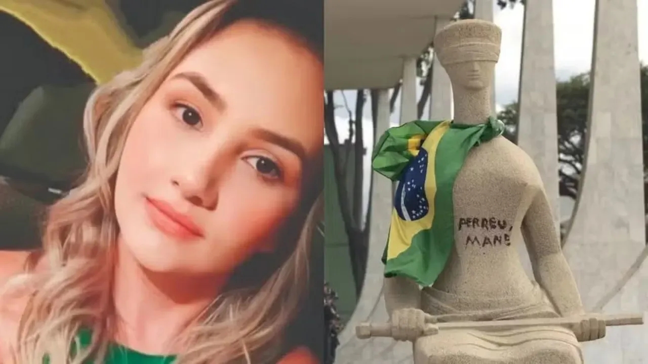 STF nega recurso de mulher que pichou estátua do 8 de janeiro