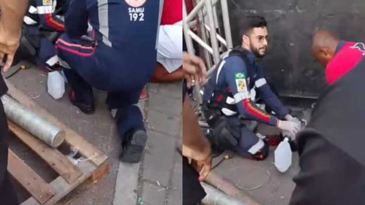 Homem morre após choque elétrico em evento religioso