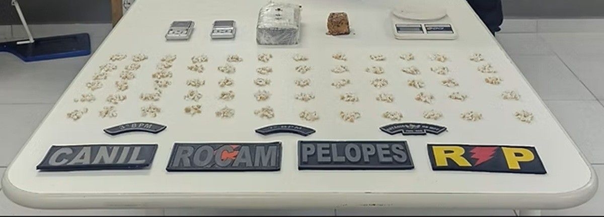 Cão farejador encontra crack e polícia apreende em AL