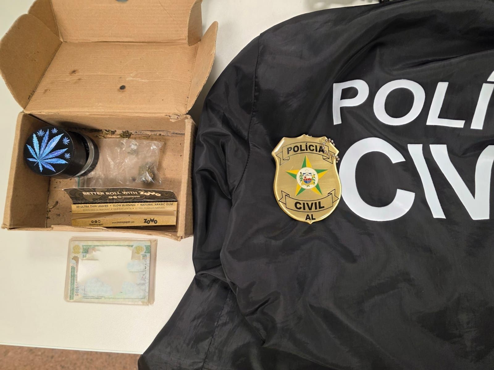 Homem preso com maconha no aeroporto de Alagoas