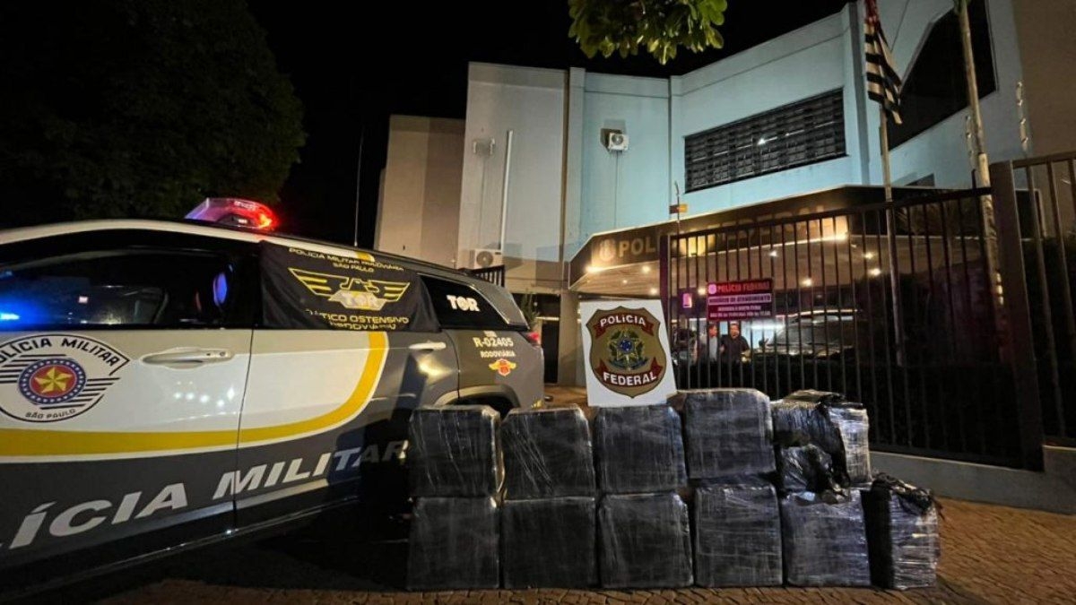 Casal preso com 350 kg de cocaína em São Paulo