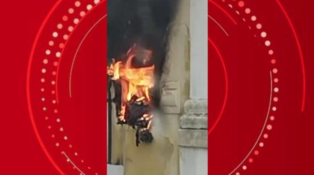 Incêndio em contador na Prefeitura de Marechal Deodoro