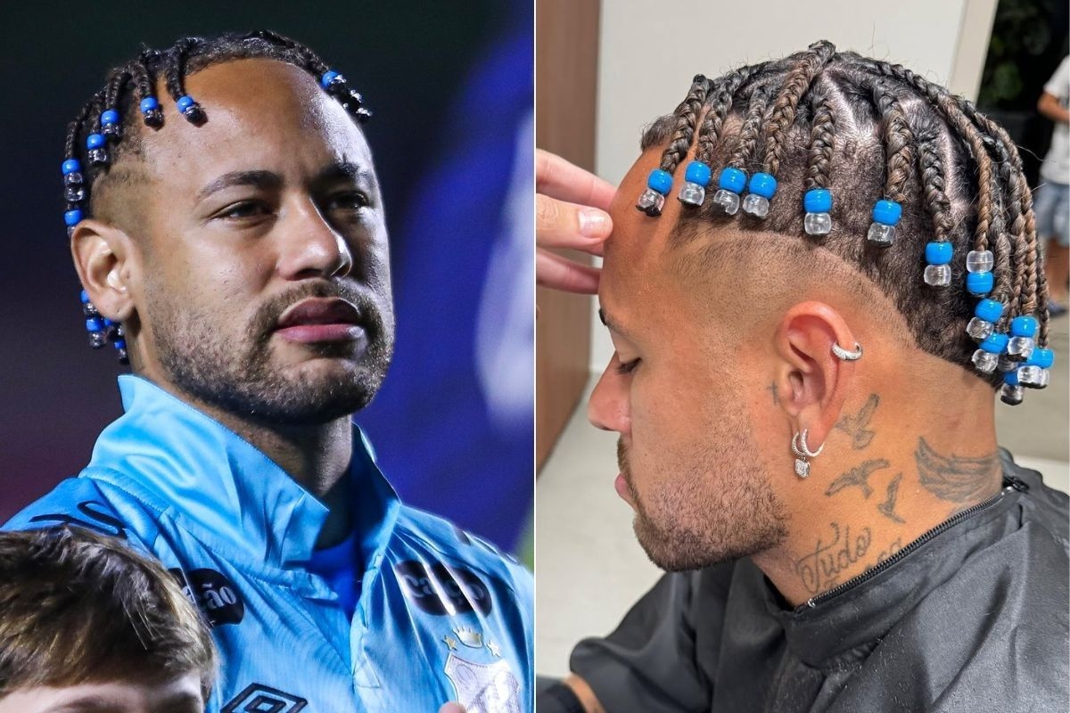 Neymar Revela Novo Estilo com Tranças e Miçangas
