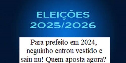 2025 só no calendário; na política 2026.