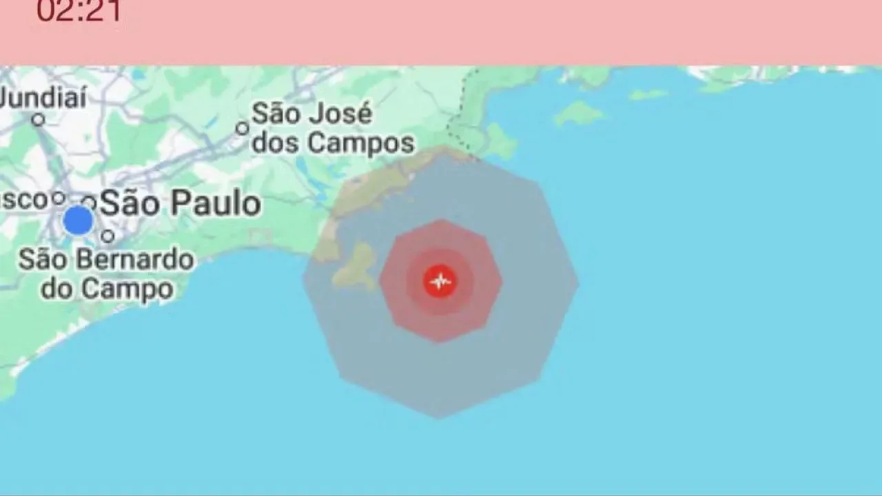 Alerta de terremoto do Google provoca pânico no litoral paulista