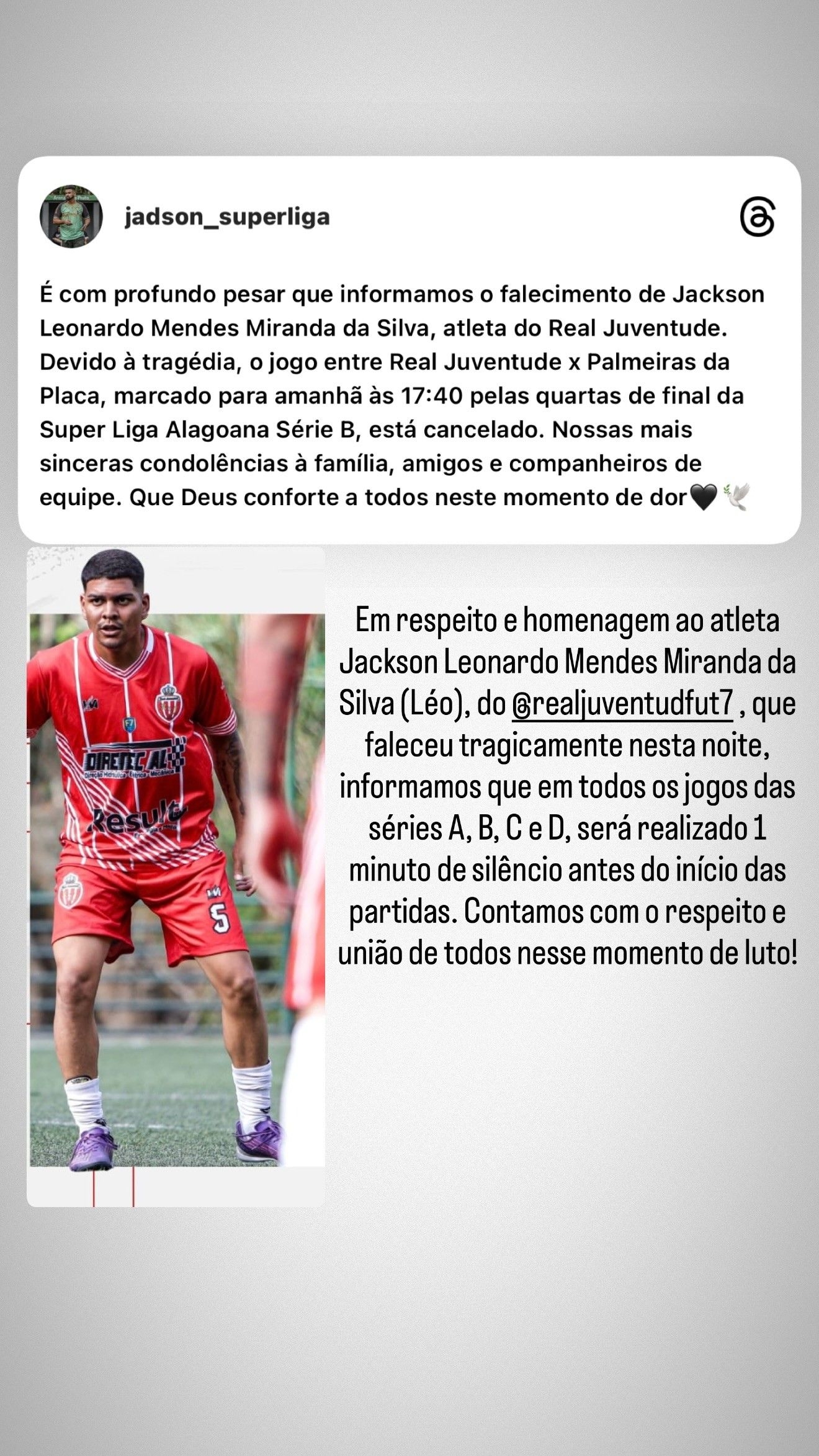 Atleta de Futebol 7 morre em acidente trágico em Maceió