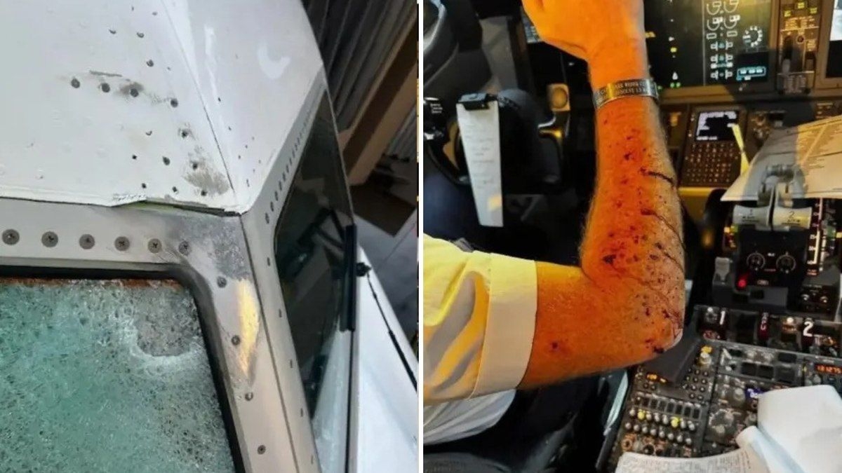 Objeto atinge avião e causa emergência no voo da United