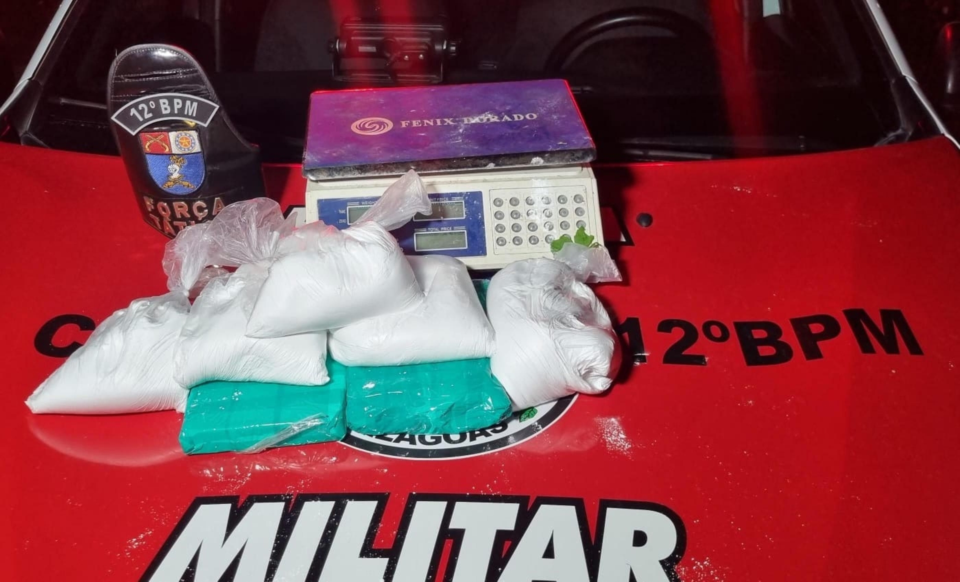 Operação apreende 7,5 kg de cocaína em Maceió