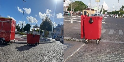 Administração RL faz sua parte: contêineres em pontos estratégicos