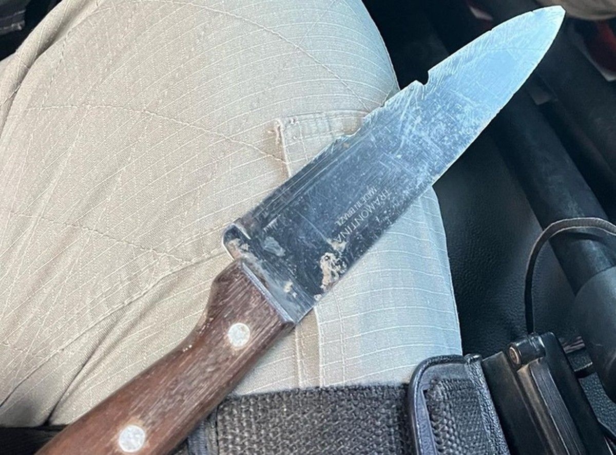 Estudante é levado à delegacia com faca em Arapiraca