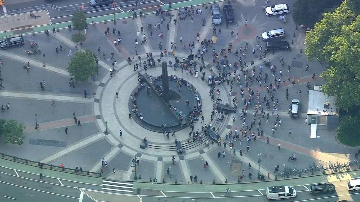 Protestos em Nova York contra repressão a imigrantes