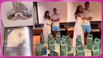 Giovanna Lancellotti e Gabriel David casam em duas cidades